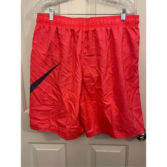 Nike Dark Pink with Gray Swoosh Swim Trunks. Black Nike Tag. Size XL - Picture 8 of 8